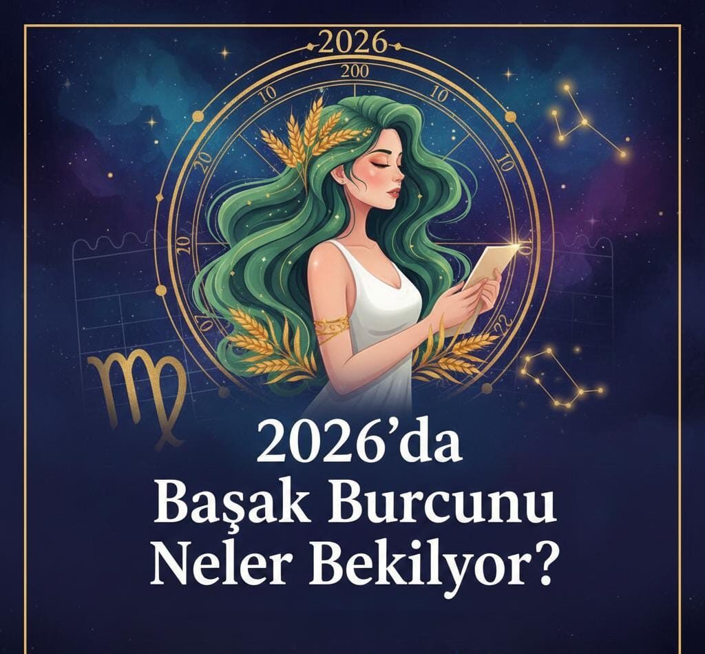 Başak burcu 2026 modern astroloji görseli
