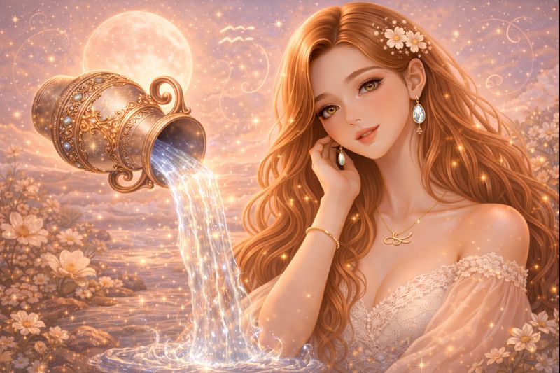 Kova burcu 2026 ruhsal yorumu, içsel güç ve yeni başlangıçları simgeleyen modern astroloji görseli